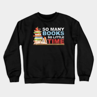 Love Reading a Book Novel Lover Art Crewneck Sweatshirt